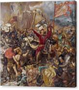 The Battle Of Grunwald #1 Canvas Print