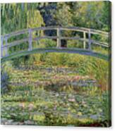 The Waterlily Pond With The Japanese Bridge Canvas Print