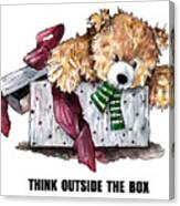 Think Outside The Box #1 Canvas Print