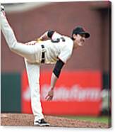 Tim Lincecum #1 Canvas Print