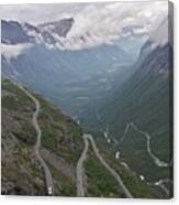 Trollstigen Road Norway #2 Canvas Print