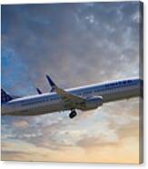 United Boeing 737 #1 Canvas Print