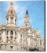 Valencia Town Hall, Spain #1 Canvas Print