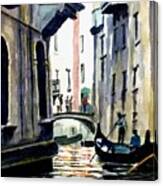 Venice Canal Canvas Print