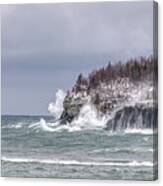 Winter On Lake Superior #1 Canvas Print