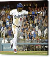 Yasiel Puig #1 Canvas Print