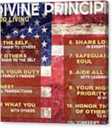 10 Divine Principles_19 Canvas Print