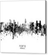 Porto Portugal Skyline #10 Canvas Print
