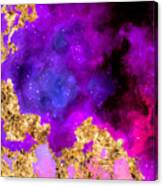 100 Starry Nebulas In Space Abstract Digital Painting 059 Canvas Print