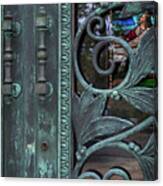 Bonaventure Mausoleum Doors, Bonaventure Cemetery, Savannah, Geo #11 Canvas Print