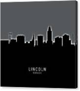 Lincoln Nebraska Skyline #13 Canvas Print