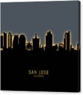 San Jose California Skyline #13 Canvas Print