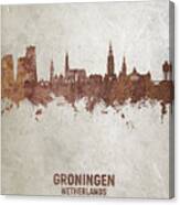 Groningen The Netherlands Skyline #14 Canvas Print