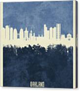 Oakland California Skyline #16 Canvas Print