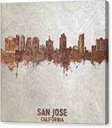 San Jose California Skyline #16 Canvas Print