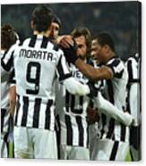 Juventus Fc V Hellas Verona Fc - Serie A #17 Canvas Print