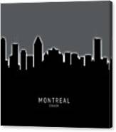Montreal Canada Skyline #17 Canvas Print