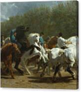 The Horse Fair Canvas Print