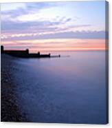 Sunrise At The White Cliffs Of Dover #19 Canvas Print