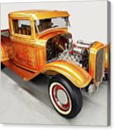 1933 Ford Quarter Ton Pickup Truck Street Rod Colorado Gold Canvas Print