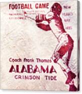 1935 Alabama Crimson Tide Canvas Print