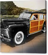 1941 Chrysler Town And Country Station Wagon Canvas Print