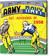 1958 Army Vs. Navy Canvas Print