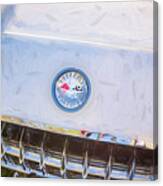 1960 C1 Corvette Sting Ray Hood Emblem X147 Canvas Print
