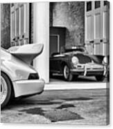1960 Porsche 356b Roadster Monochrome Canvas Print