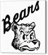 1961 Bears Art Canvas Print