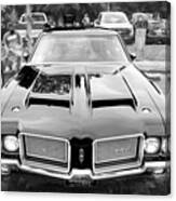 1971 Red Oldsmobile 442 W30 X127 Canvas Print