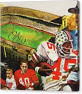1974 Ohio State Buckeyes Football Art Canvas Print