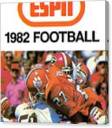 1982 Espn Football Canvas Print