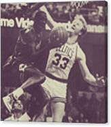 1986 Michael Jordan Vs. Celtics Art Canvas Print