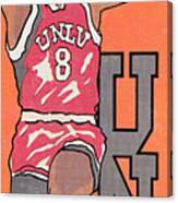 1988 Unlv Basketball Canvas Print