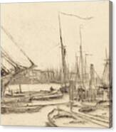 A Sketch From Billingsgate #2 Canvas Print