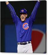 Anthony Rizzo And Kris Bryant Canvas Print
