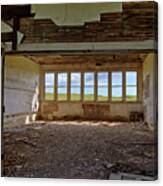Charbonneau Nd Series - Schoolhouse Daydreaming Window View #2 Canvas Print