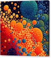 Complementary Bubbles #2 Canvas Print