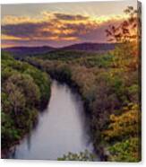 Current River From Bee Bluff #2 Canvas Print