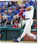 Elvis Andrus #2 Canvas Print