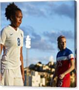 England U19 V Usa U19 - International Womens U19 National Teams Tournament #2 Canvas Print