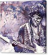 Jazz Rock Jimi Hendrix 03 #2 Canvas Print