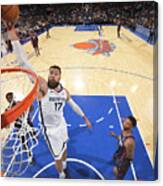 Memphis Grizzlies V New York Knicks #2 Canvas Print