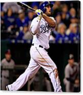 Mike Moustakas Canvas Print