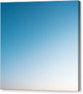 The Gradient Of The Sky At Sunset #2 Canvas Print