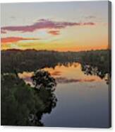 Tinkers Creek Park Sunset Canvas Print