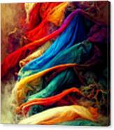 Tornado Of Colors #2 Canvas Print