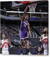 Toronto Raptors V Sacramento Kings Canvas Print