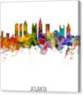 Atlanta Georgia Skyline #20 Canvas Print